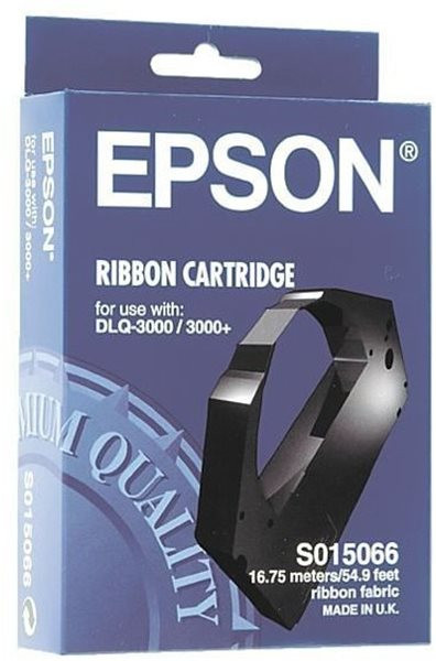 Original Beschriftungsband Epson S015066, schwarz 