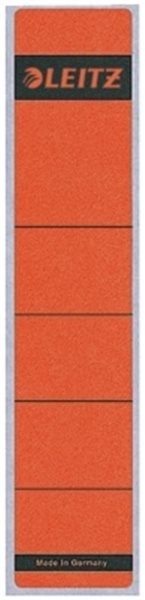 Rückenklebeschild kurz + schmal Leitz rot (1643-00-25)