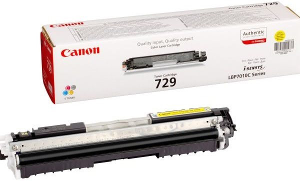 Original Toner Canon 729Y / 4367B002, ca. 1.000 S., gelb 