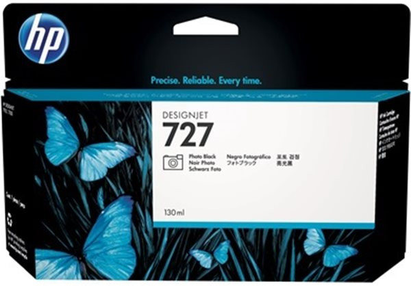 Original Tinte HP 727 / B3P23A, 130 ml, fotoschwarz