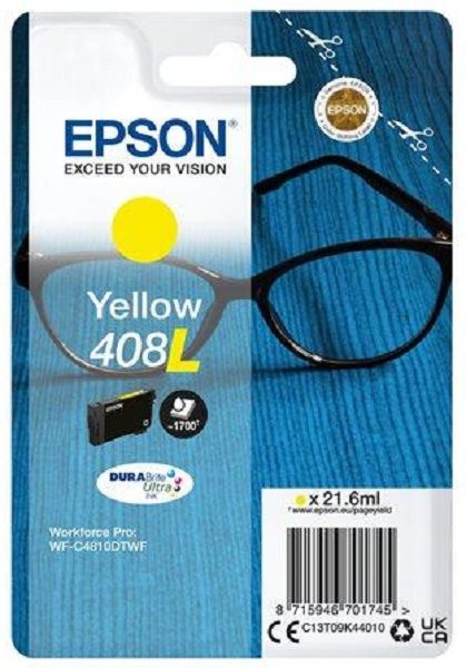 Original Tinte Epson T09K440 / 408L, ca. 1.700 S., gelb 