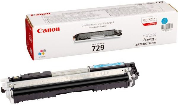 Original Toner Canon 729C / 4369B002, ca. 1.000 S., cyan 