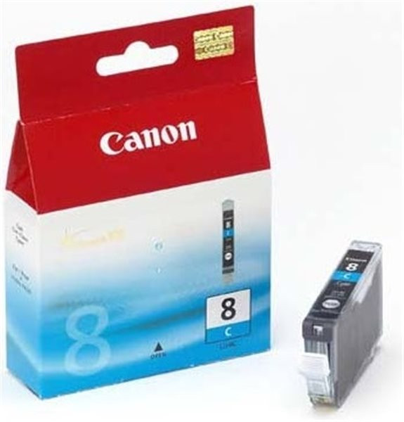 Original Tinte Canon CLI-8C, ca. 420 S., cyan