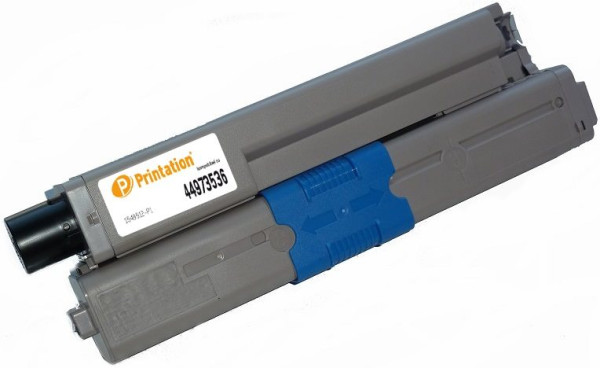 Printation Toner ersetzt Oki 44973536 (zB C301), ca. 2.200 S., schwarz 