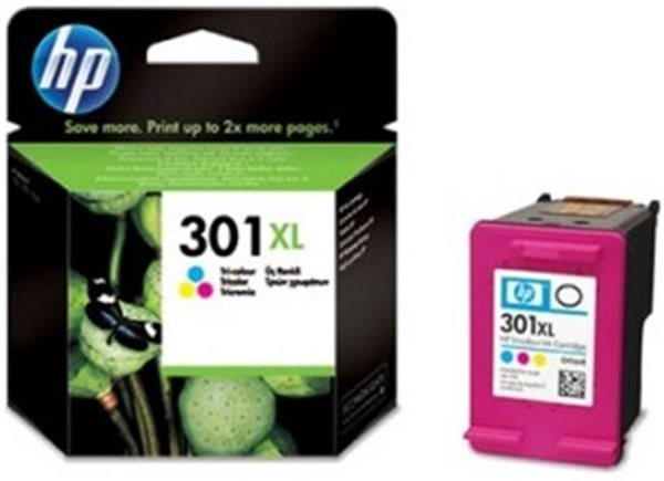 Original Tinte HP 301XL / CH564EE, ca. 330 S., farbig