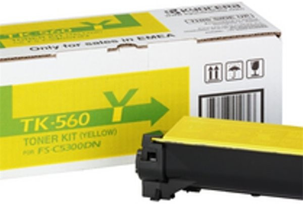 Original Toner Kyocera TK-560Y, ca. 10.000 S., gelb 