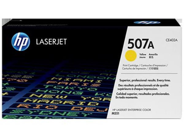 Original Toner HP 507A / CE402A, ca. 6.000 S., gelb 
