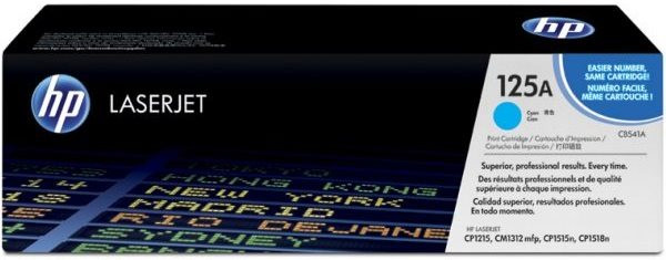 Original Toner HP 125A / CB541A, ca. 1.400 S., cyan 