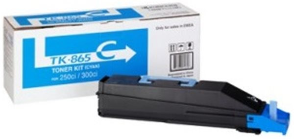 Original Toner Kyocera TK-865C, ca. 12.000 S., cyan 