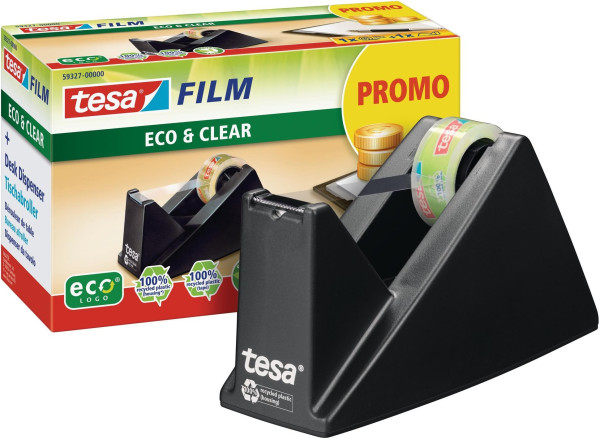 Klebebandabroller Tischversion tesa Sparpack ecoLogo für Rollen bis 33mx19mm