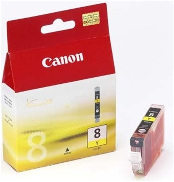 Original Tinte Canon CLI-8Y, ca. 420 S., gelb