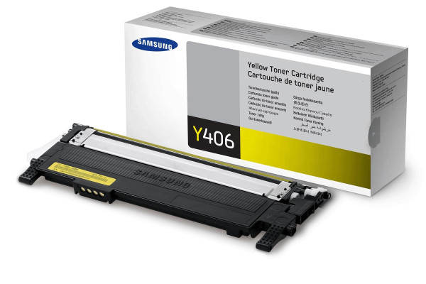 Original Toner HP-Samsung CLT-Y406S / SU462A, ca. 1.000 S., gelb 