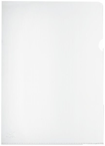 Sichthüllen A4 trans. m. Griffausstanzung 90 my Falken dokumentenecht genarbt 