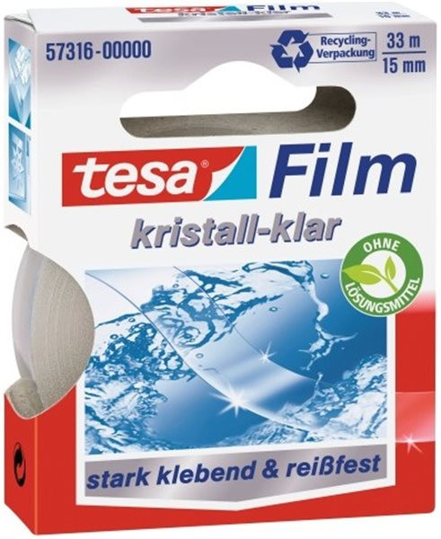 Klebeband 15mm x 33m kristall-klar tesa (57316-00000) tesafilm 