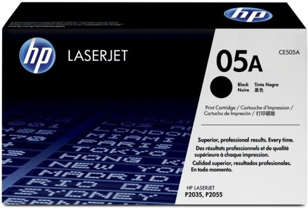 Original Toner HP 05A / CE505A, ca. 2.300 S., schwarz