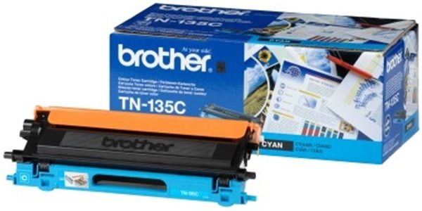 Original Toner Brother TN-135C, ca. 4.000 S., cyan 