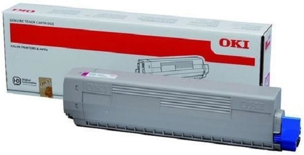 Original Toner OKI 44844506 (z.B. C831), ca. 10.000 S., magenta 