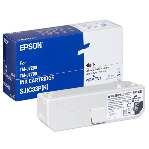 Original Tinte Epson SJIC33P(K)/ C33S020700., schwarz