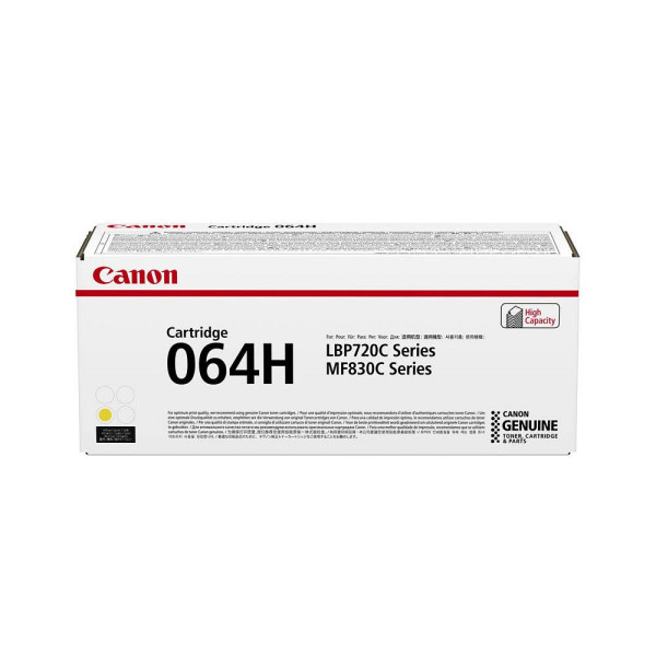 Original Toner Canon 064H / 4932C001, ca. 10.400 S., gelb 