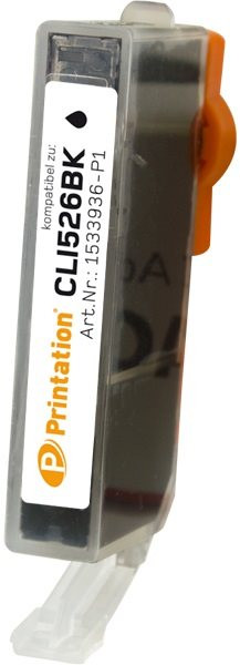Printation Tinte ersetzt Canon  CLI-526BK, ca. 2.860 S., schwarz 