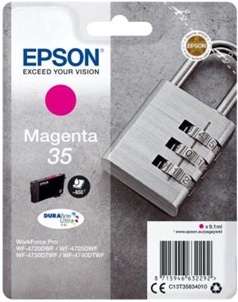 Original Tinte Epson T3583 / 35, ca. 650 S., magenta