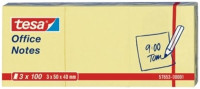 Haftnotizen 40 x 50mm tesa Office Notes gelb, 3 x 100 Blatt (57653-00001)  Haftnotizen 40 x 50mm tesa Office Notes gelb, 3 x 100 Blatt (57653-00001)