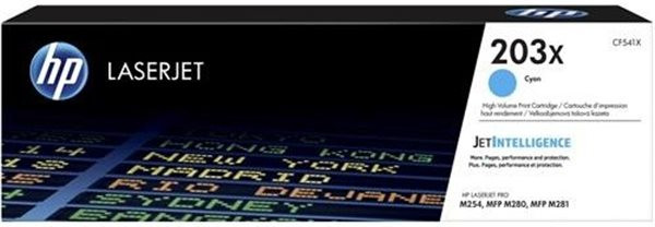 Original Toner HP 203X / CF541X, ca. 2.500 S., cyan 