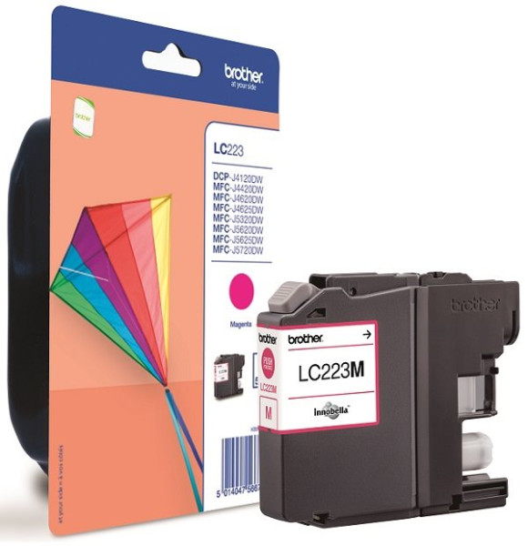 Original Tinte Brother LC-223M, ca. 550 S., magenta