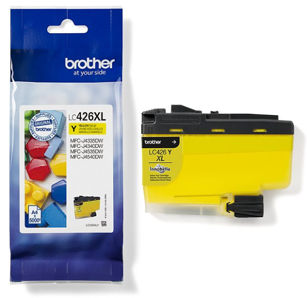 Original Tinte Brother LC-426XLY, ca. 5.000 S., gelb