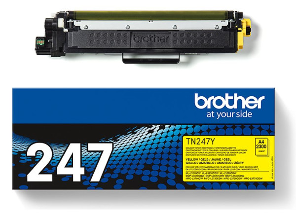 Original Toner Brother TN-247Y, ca. 2.300 S., gelb