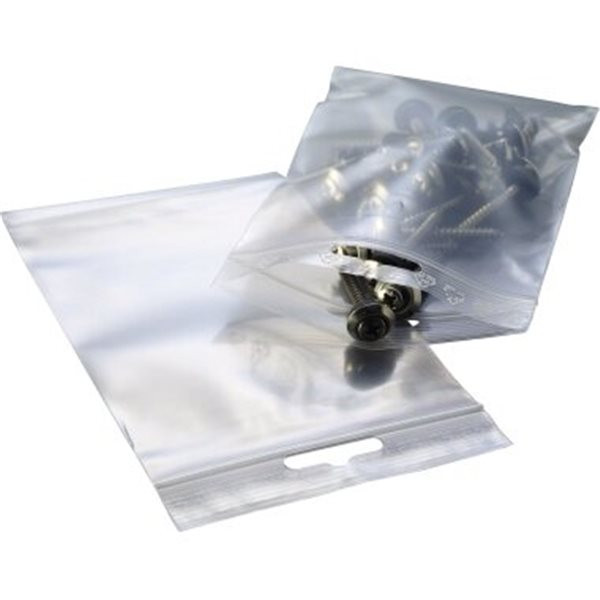 LDPE-Druckverschlussbeutel transparent, 150x220mm, 50my 