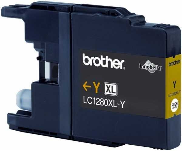 Original Tinte Brother LC-1280XLY, ca. 1.200 S., gelb