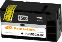Printation Tinte ersetzt Canon  PGI-1500XLBK, ca. 1.200 S., schwarz 