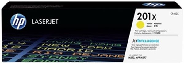 Original Toner HP 201X / CF402X, ca. 2.300 S., gelb