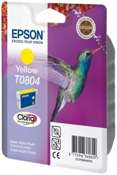 Original Tinte Epson T0804, ca. 460 S., gelb 