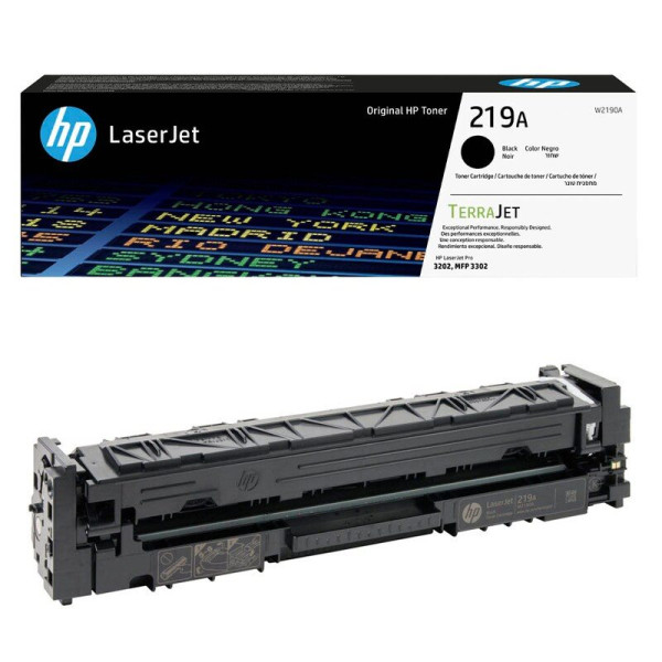 Original Toner HP 219A / W2190A, ca. 1.300 S., schwarz 