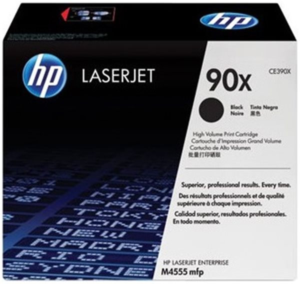 Original Toner HP 90X / CE390X, ca. 24.000 S., schwarz