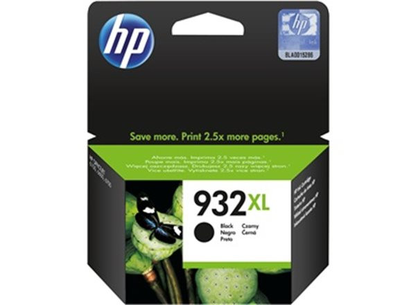 Original Tinte HP 932XL / CN053AE, ca. 1.000 S., schwarz, MHD abgelaufen 