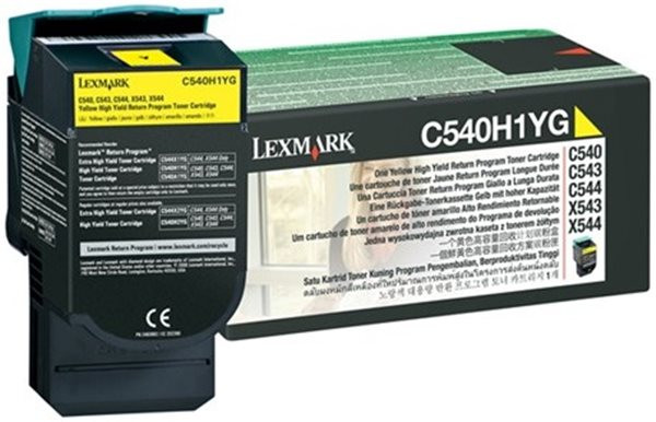 Original Toner Lexmark C540H1YG, ca. 2.000 S., gelb 