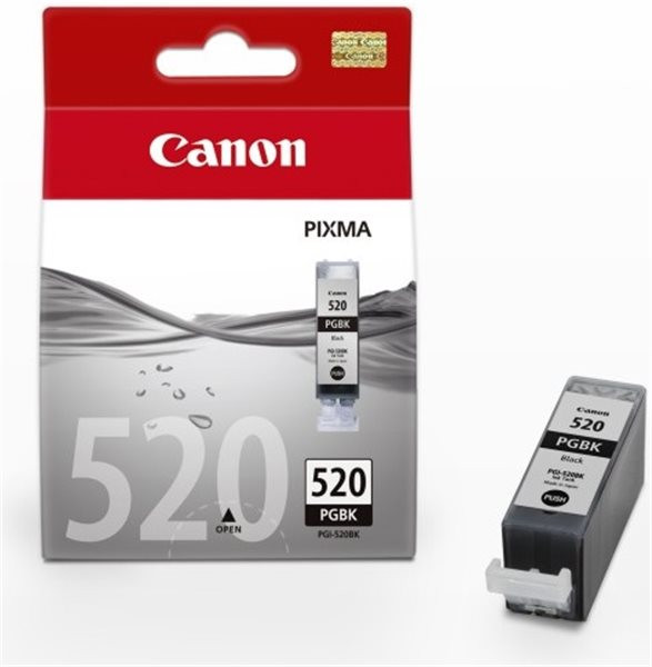 Original Tinte Canon PGI-520BK, ca. 344 S., schwarz