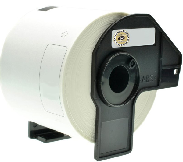 Printation Endlos-Etiketten ersetzen Brother DK22205, 62mm x 30,48m, weiß