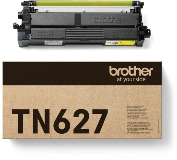 Original Toner Brother TN-627Y, ca. 10.000 S., gelb 