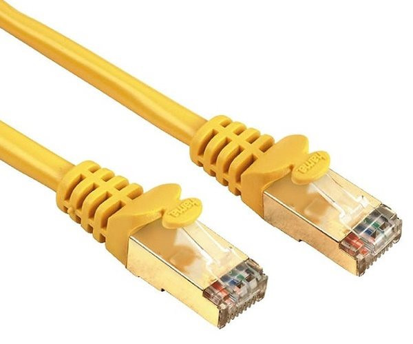 Patchkabel/ Netzwerkkabel HAMA Cat5e, 3m lang, mit vergoldeten Steckern 