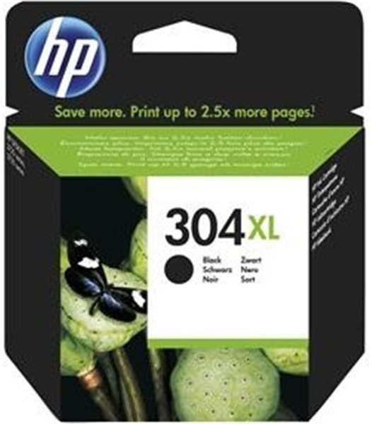 Original Tinte HP 304XL / N9K08AE, ca. 300 S., schwarz 