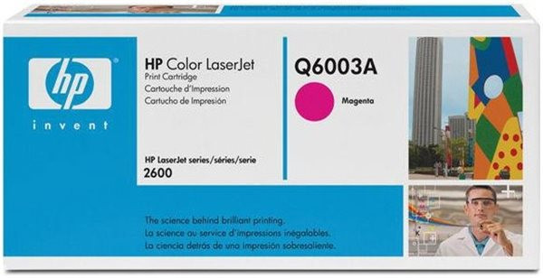 Original Toner HP 124A / Q6003A, ca. 2.000 S., magenta 