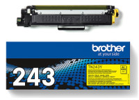 Original Toner Brother TN-243Y, ca. 1.000 S., gelb  Original Toner Brother TN-243Y, ca. 1.000 S., gelb
