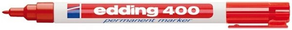 Permanentmarker Edding 400 1mm Rundspitze rot