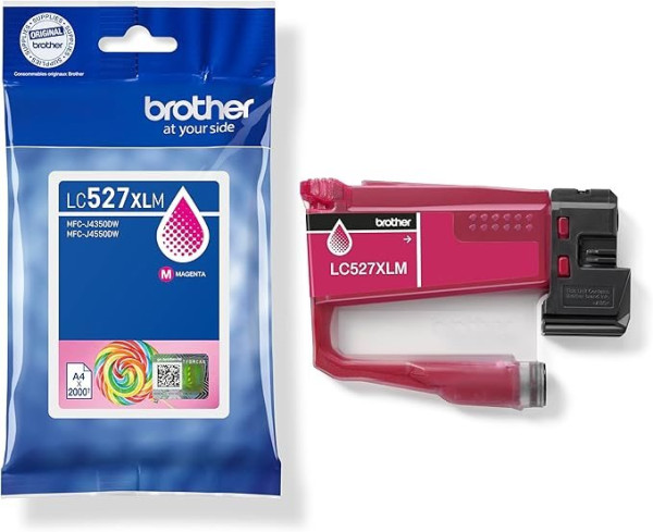 Original Tinte Brother LC-527XLM, ca 2.000 S., magenta 