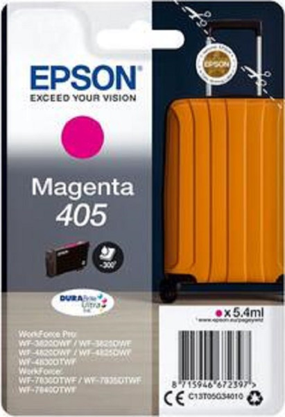 Original Tinte Epson T05G3 / 405, ca. 300 S., magenta 