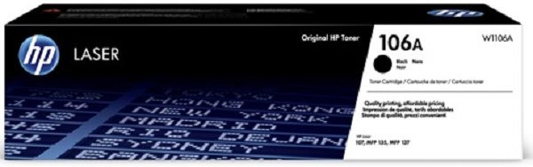 Original Toner HP 106A / W1106A, ca. 1.000 S., schwarz